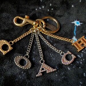 Coach Multi-Color Keychain